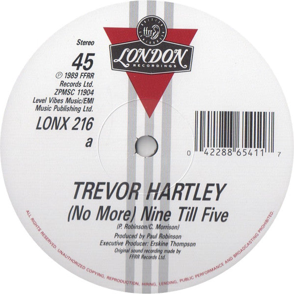 Trevor Hartley : (No More) Nine Till Five Amanda (12", Single)