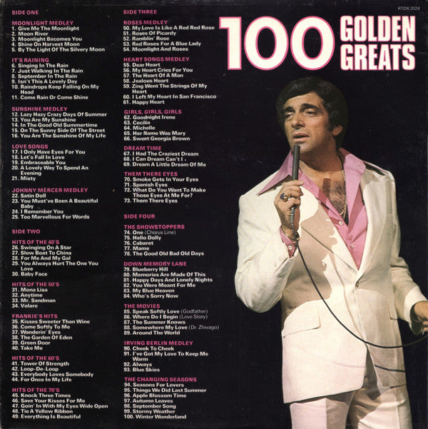 Frankie Vaughan : 100 Golden Greats (2xLP, Comp)