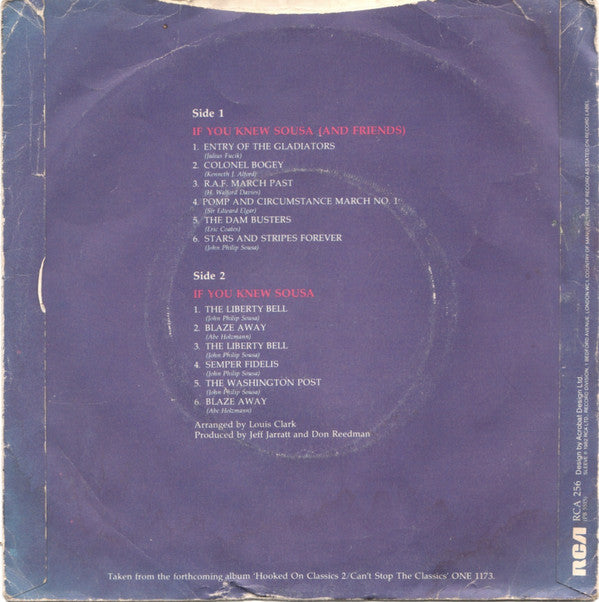 Louis Clark Conducting The Royal Philharmonic Orchestra : If You Knew Sousa (7", Single, Pus)