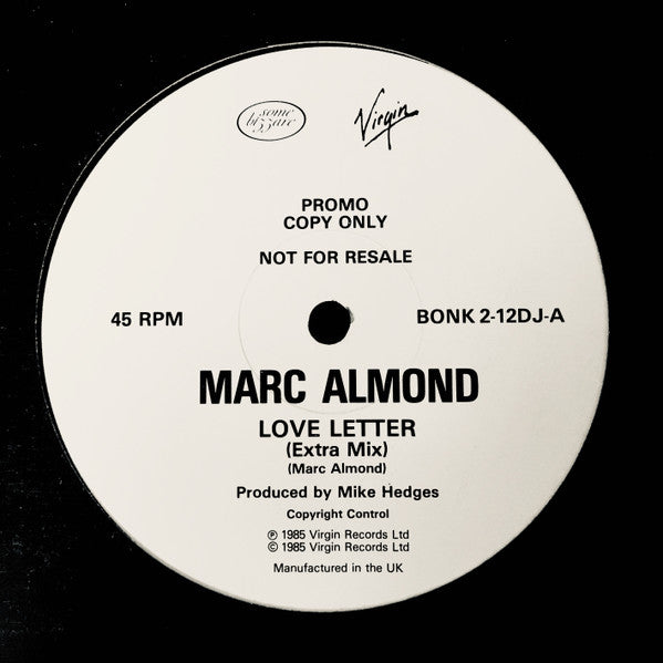 Marc Almond : Love Letter (12", Promo)