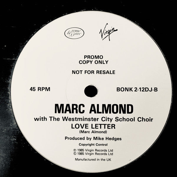 Marc Almond : Love Letter (12", Promo)