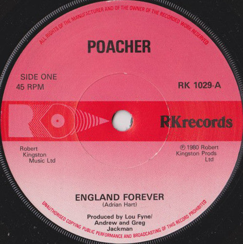 Poacher : England Forever (7", Single)
