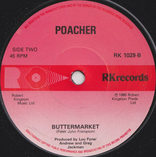 Poacher : England Forever (7", Single)