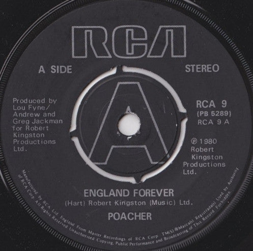 Poacher : England Forever (7", Single, RE)