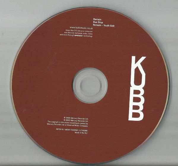 Kubb : Remain (CD, Single, Enh)
