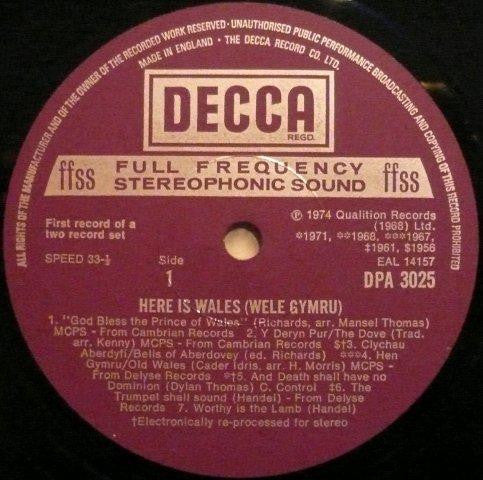 Various : Here Is Wales Wele Gymru (2xLP)