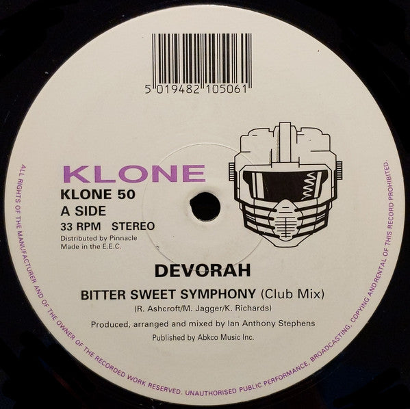 Devorah : Bitter Sweet Symphony / Paradise (12")
