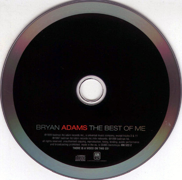 Bryan Adams : The Best Of Me (CD, Comp)