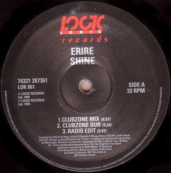 Erire : Shine (12")