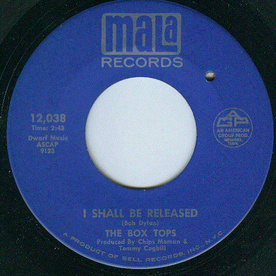 Box Tops : I Shall Be Released / I Must Be The Devil (7", Single)