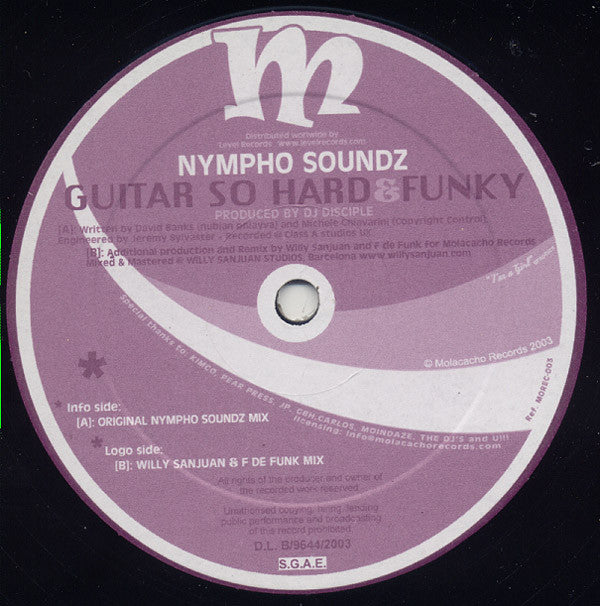 Nympho Soundz : Guitar So Hard & Funky (12")
