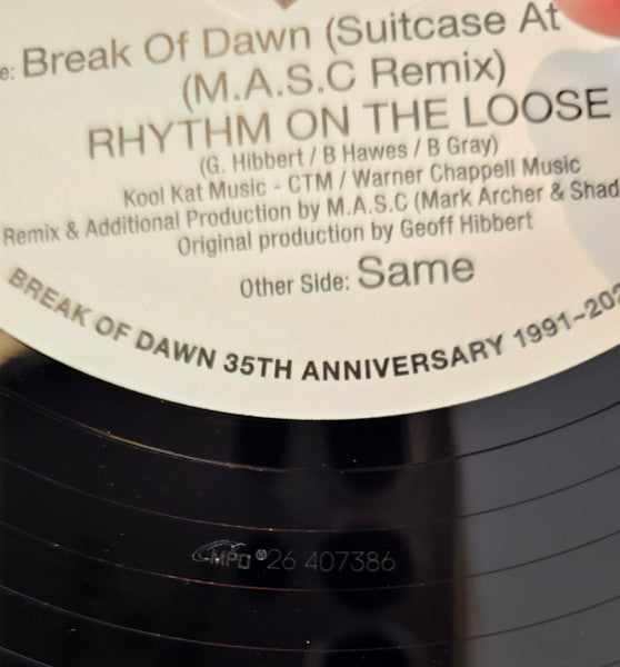 Rhythm On The Loose : Break Of Dawn  (Suitcase At The Door) (M.A.S.C. Remix) (12")