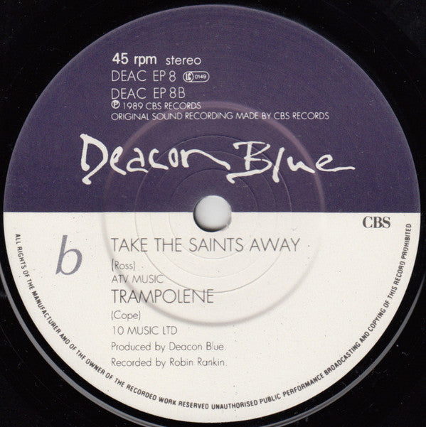 Deacon Blue : Wages Day (7", EP, Gat)