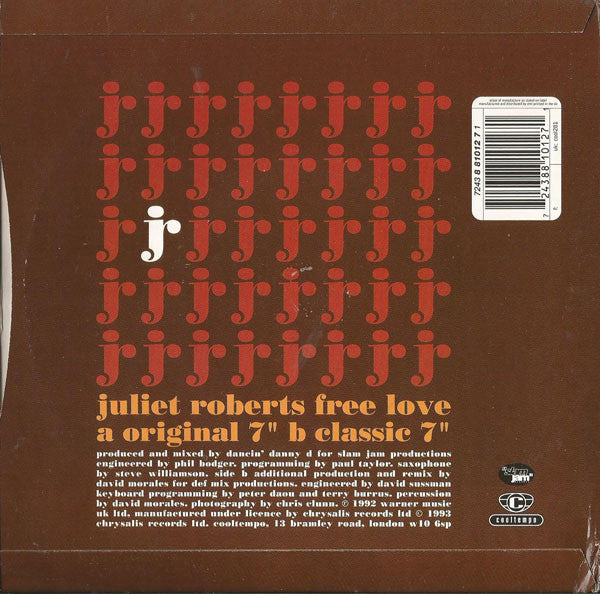 Juliet Roberts : Free Love (7")