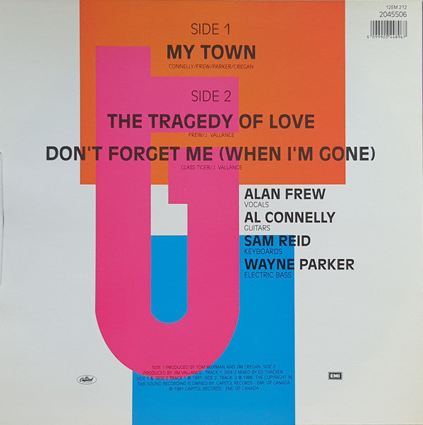 Glass Tiger : My Town (12")