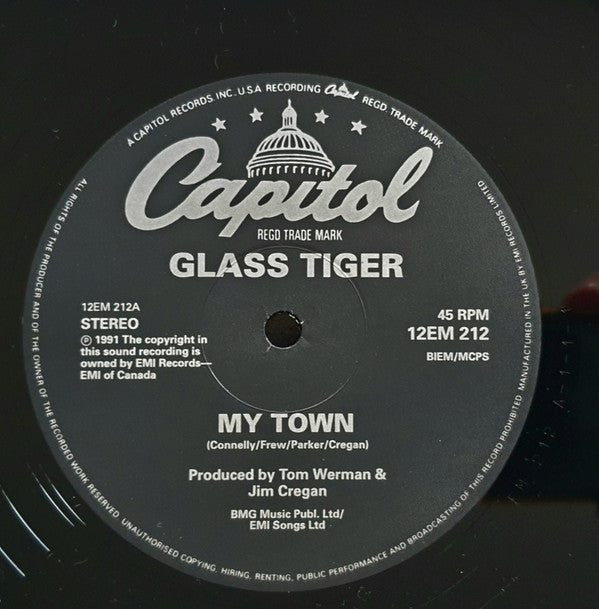 Glass Tiger : My Town (12")