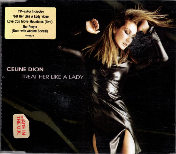 Céline Dion : Treat Her Like A Lady (CD, Single, Enh)