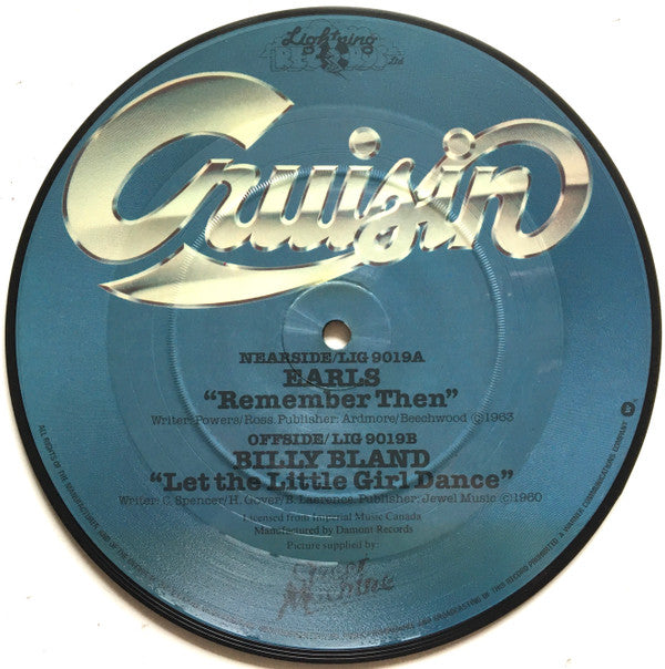 The Earls / Billy Bland : Remember Then / Let The Little Girl Dance (7", Pic)