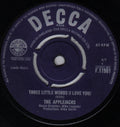 The Applejacks : Three Little Words (I Love You) (7", Single)