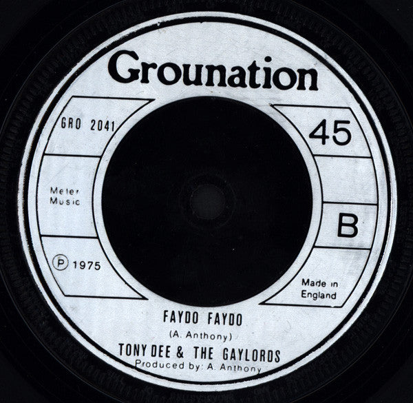 Tony Dee (6) & Gaylords : You Turn Me On (7")