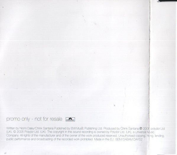 Ms. Dynamite : Judgement Day (CD, Single, Promo)