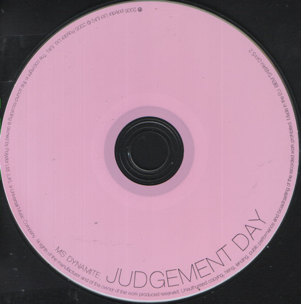 Ms. Dynamite : Judgement Day (CD, Single, Promo)