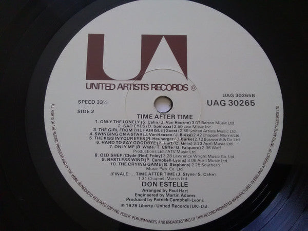 Don Estelle : Time After Time (LP, Album)