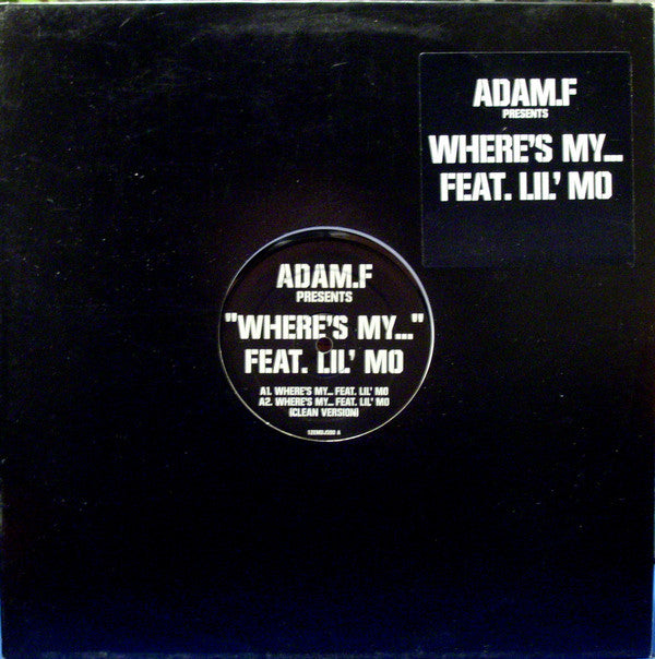 Adam F : Where's My... (12", Promo)