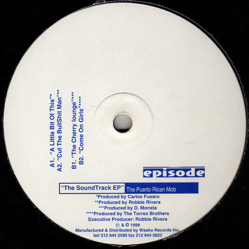 The Puerto Rican Mob : The Soundtrack EP (12", EP)
