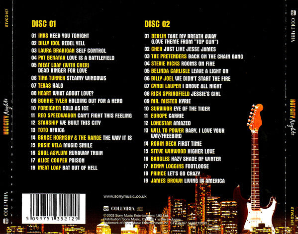 Various : Hot City Nights (2xCD, Comp)