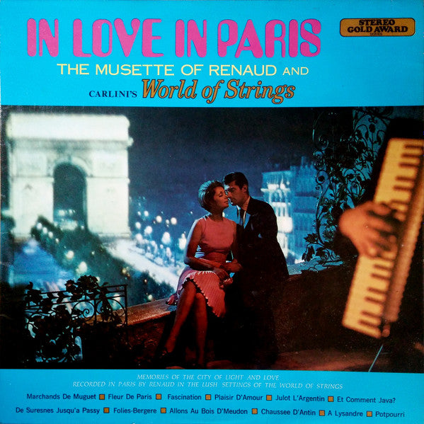 Renaud (11) And Carlini's World Of Strings : In Love In Paris (LP, Album)