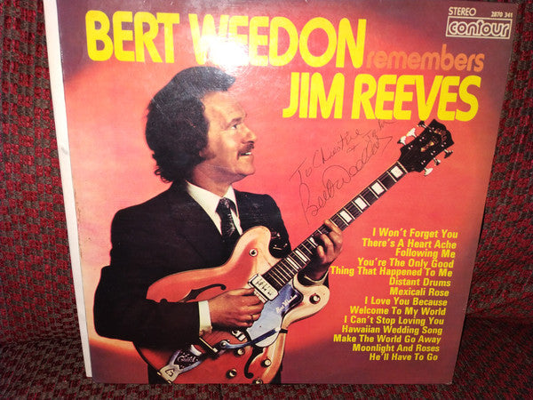Bert Weedon : Bert Weedon Remembers Jim Reeves (LP)