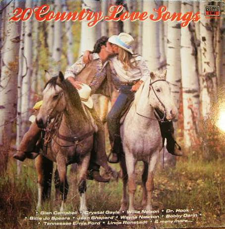 Various : 20 Country Love Songs (LP, Comp)