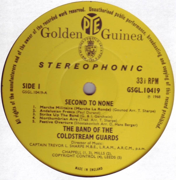 Coldstream Guards : Second To None (LP)