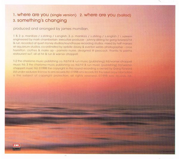 Imaani : Where Are You (CD, Single)