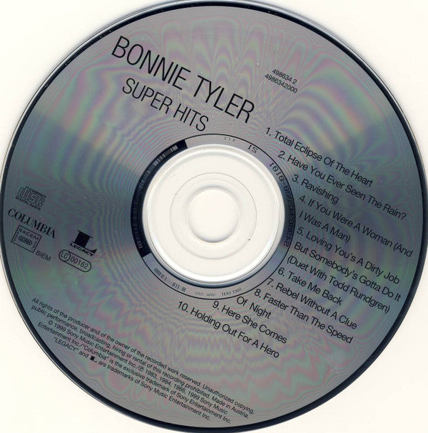 Bonnie Tyler : Super Hits (CD, Comp, RE)