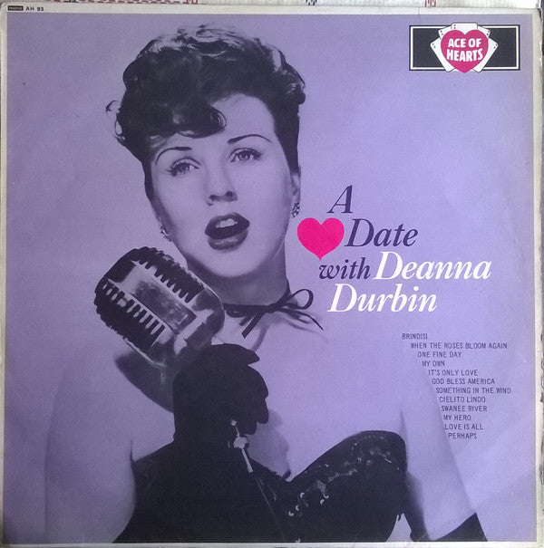 Deanna Durbin : A Date With Deanna Durbin (LP, Comp, Mono)