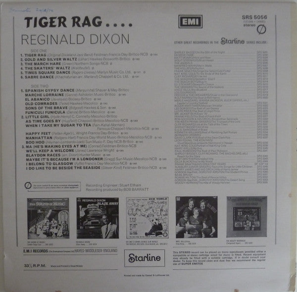 Reginald Dixon : Tiger Rag (LP, Comp)