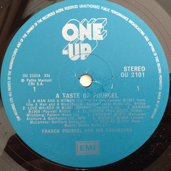 Franck Pourcel And His Orchestra* : A Taste Of Pourcel (LP, Comp)