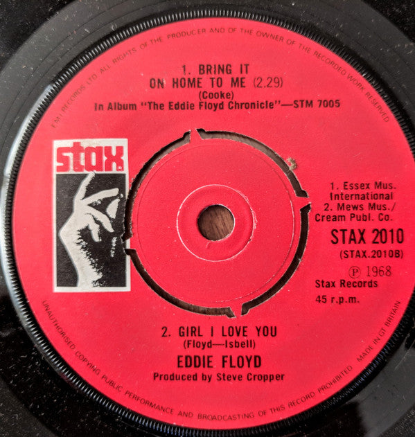 Eddie Floyd : Knock On Wood (7")