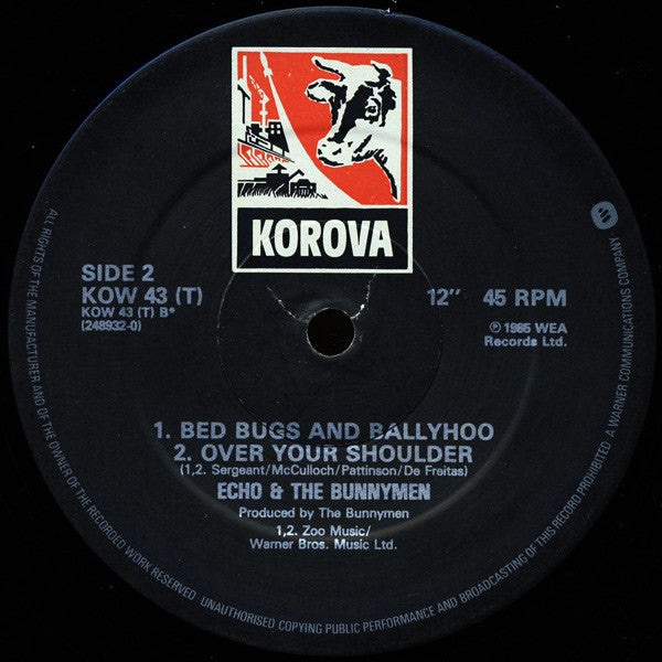 Echo & The Bunnymen : Bring On The Dancing Horses (Extended Mix) (12", Single)