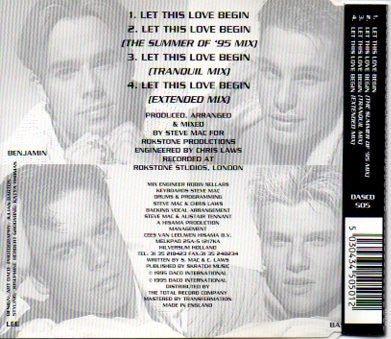 Caught In The Act (2) : Let This Love Begin (CD, Single)