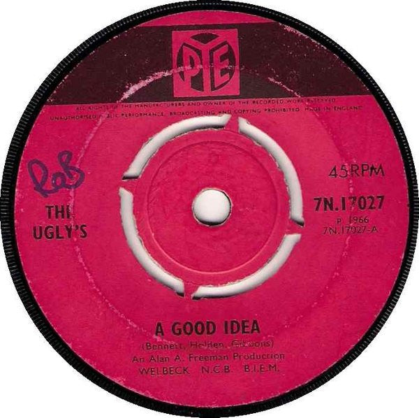 The Ugly's : A Good Idea (7", Single)