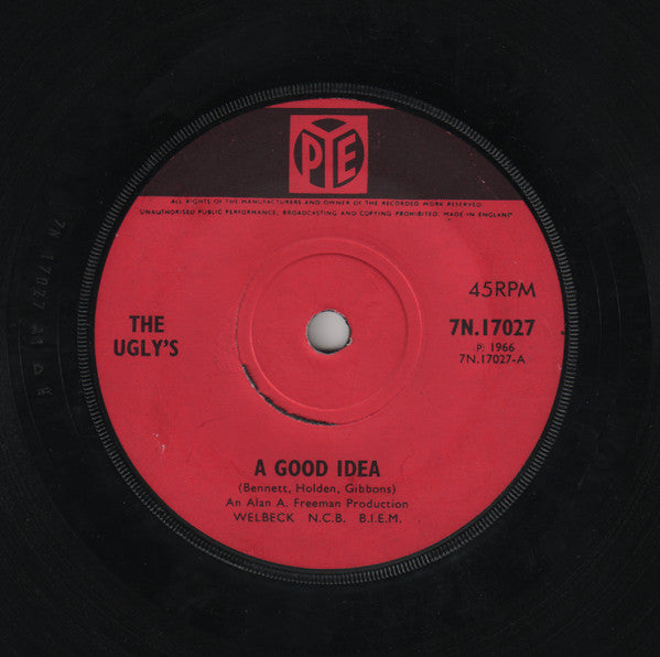 The Ugly's : A Good Idea (7", Single)