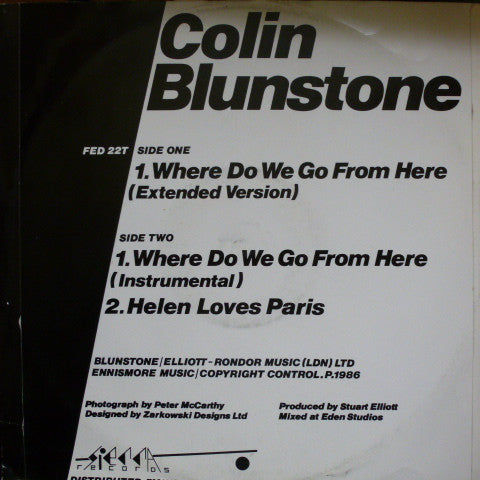 Colin Blunstone : Where Do We Go From Here (12", Maxi)