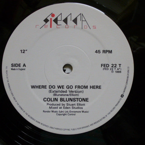 Colin Blunstone : Where Do We Go From Here (12", Maxi)