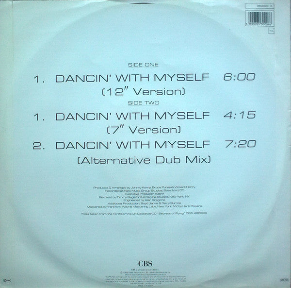 Johnny Kemp : Dancin' With Myself (12")