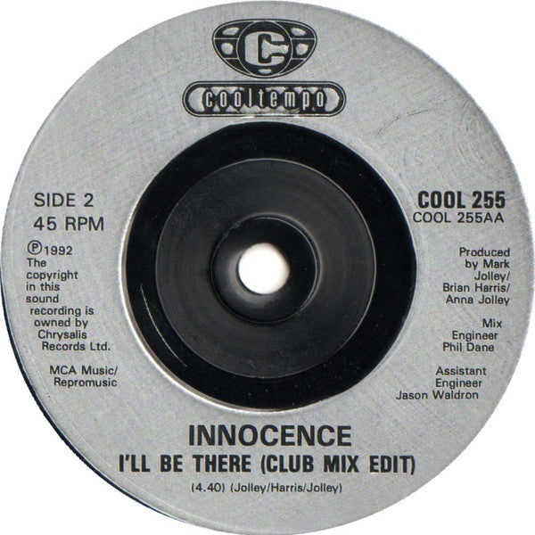 Innocence : I'll Be There (7", Single)