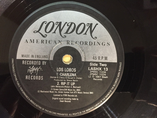 Los Lobos : La Bamba (12", Single)