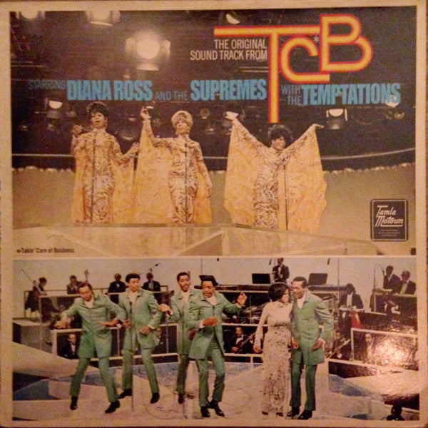 The Supremes With The Temptations : (The Original Sound Track From) TCB*  (LP, Album, RE)